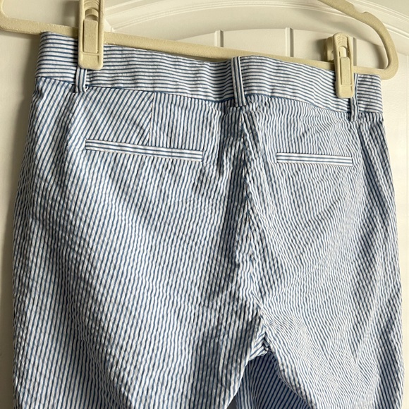 J. Crew Blue and White Striped Trousers - Picture 5 of 6